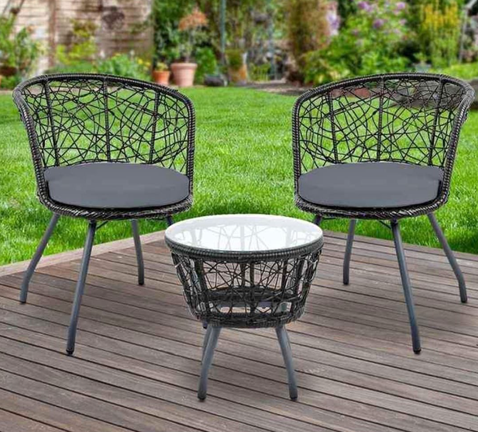 Rattan Coffee Set(2 Chairs with Table)