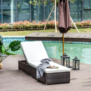 Home sun lounger, beach chair, poolside furniture