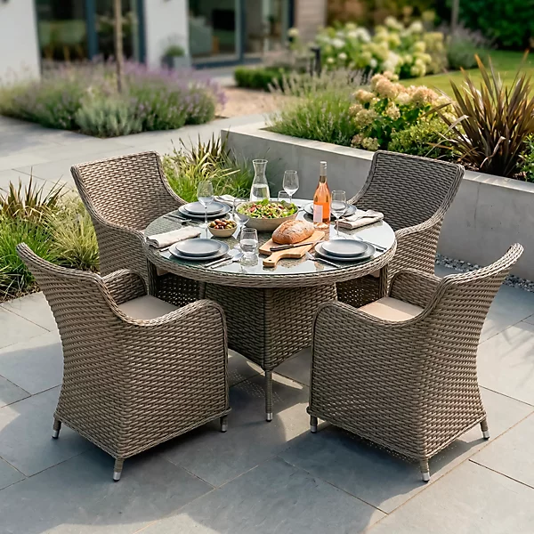commercial synthetic rattan furniture for cafes